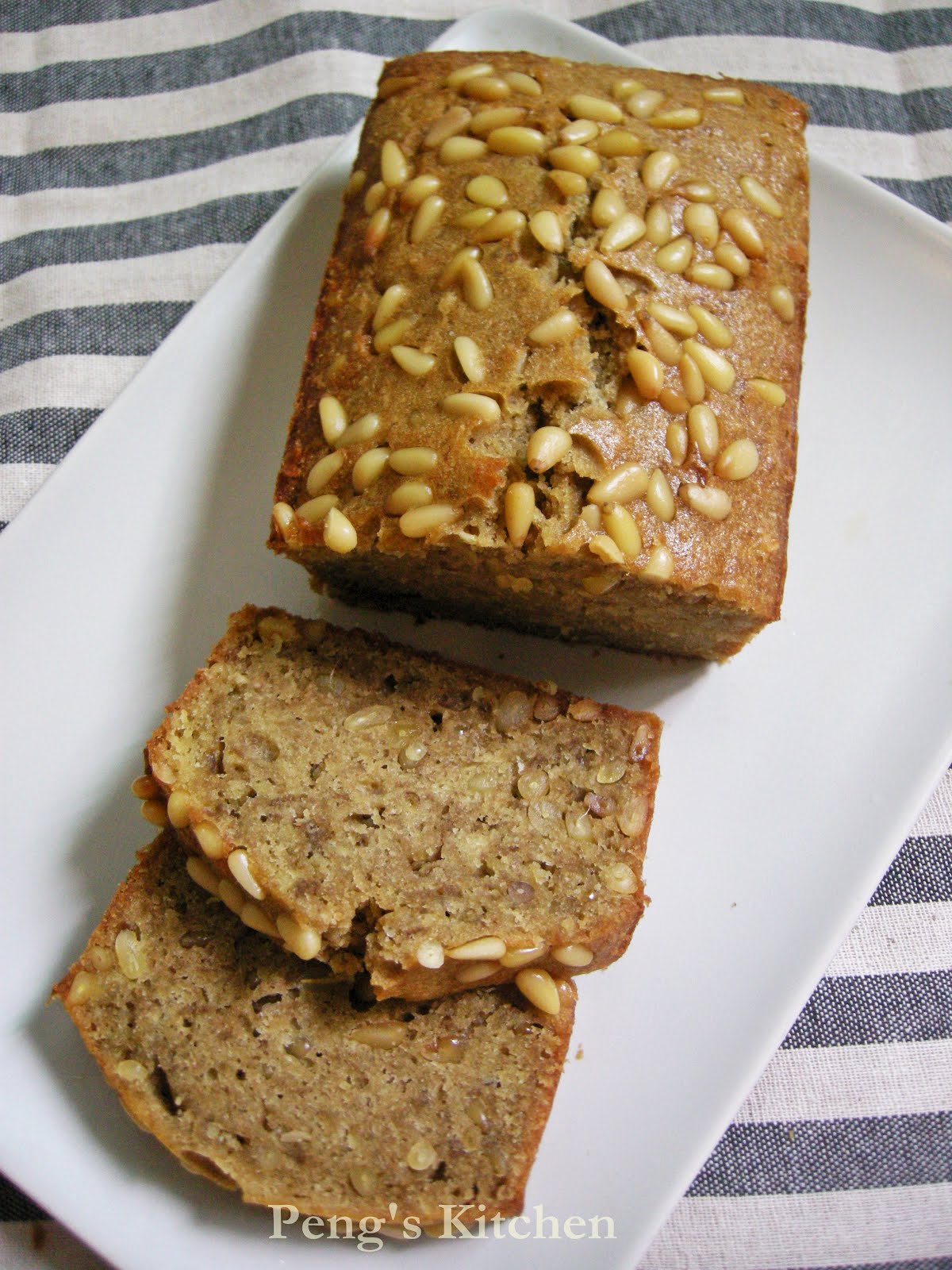 Peng's Kitchen Walnut & Pine Nuts Cake