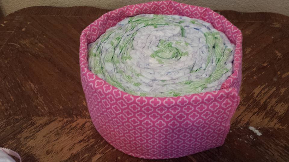 hello kitty diaper cake