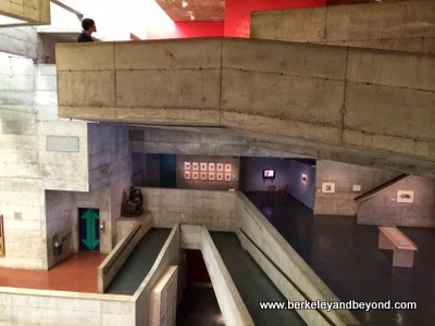 interior of Berkeley Art Museum in Berkeley, California