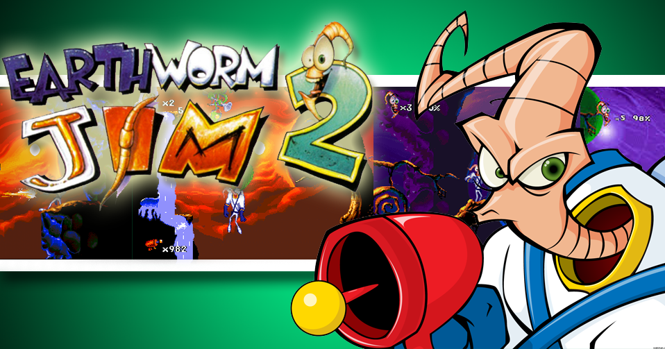 Retroespecial: Earthworm Jim 2 (SNES).  Fórum Outer Space - O maior fórum  de games do Brasil