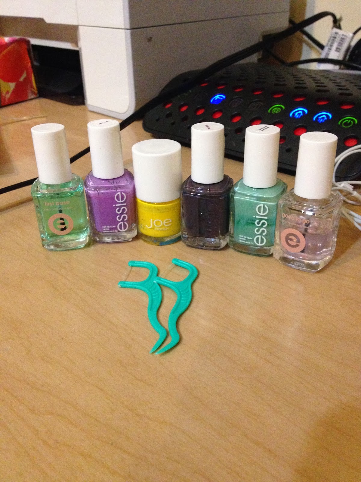 I'm Feeling Tipsy Dental Floss Nails