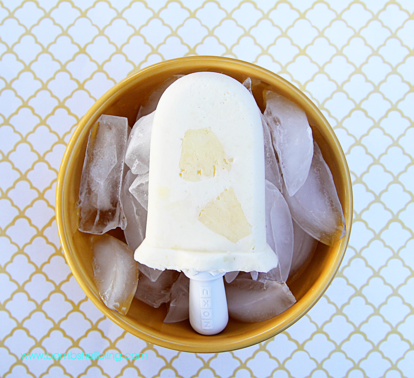 Pineapple Dole Whip popsicle recipe----SOOO creamy! YUM!