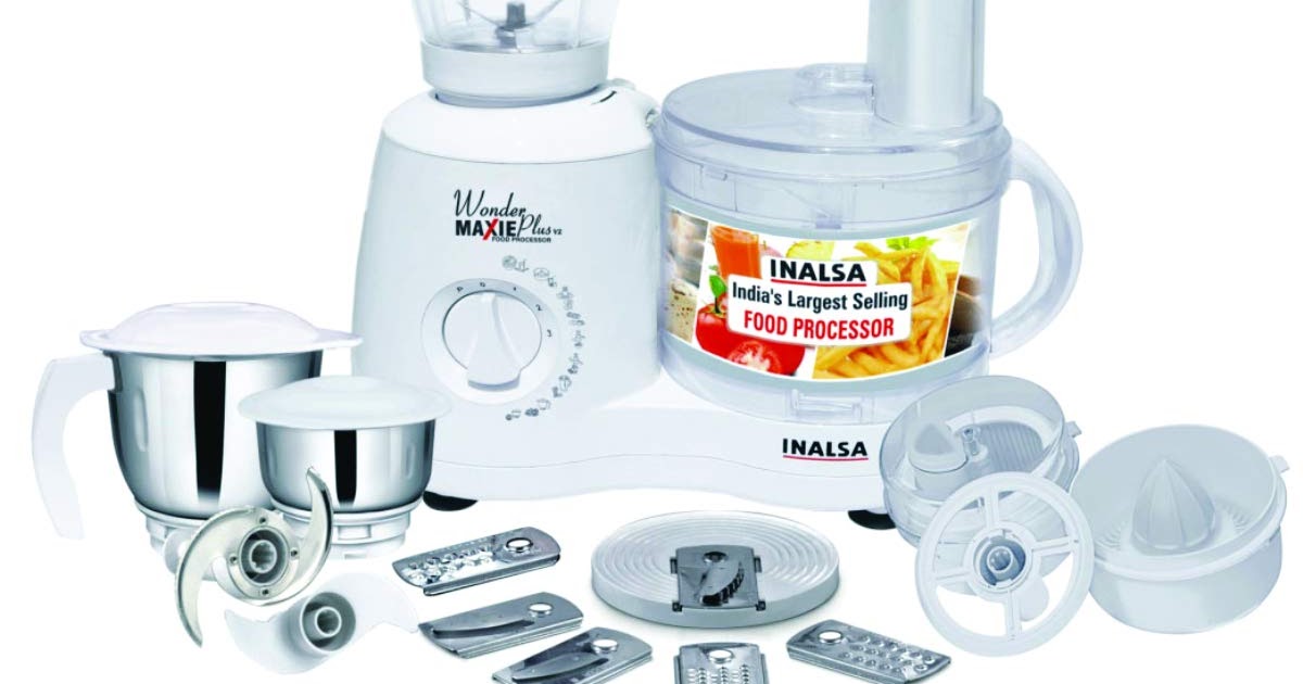 Best Food Processor in India Inalsa Food Processor Wonder Maxie Plus V2