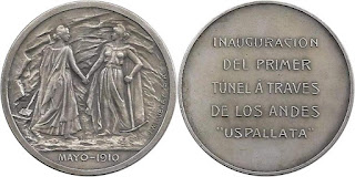 Medalla Túnel por Uspallata