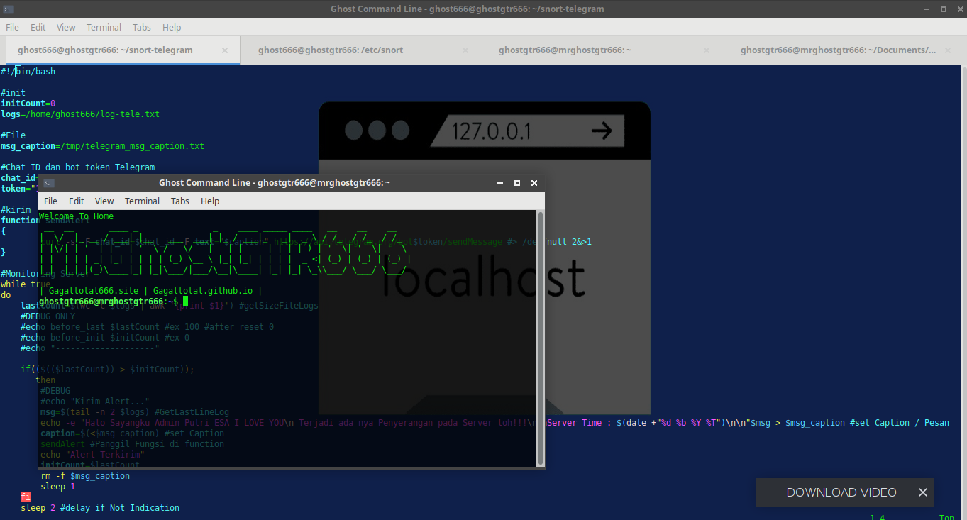 Callback query handler
