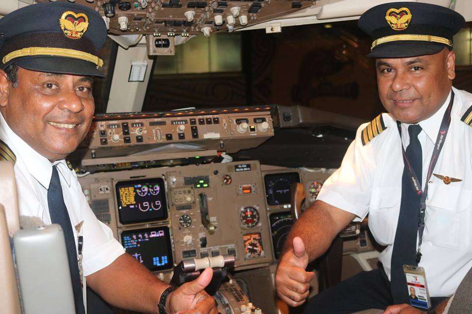 Air Niugini sibling pilots flying together Papua New Guinea Today