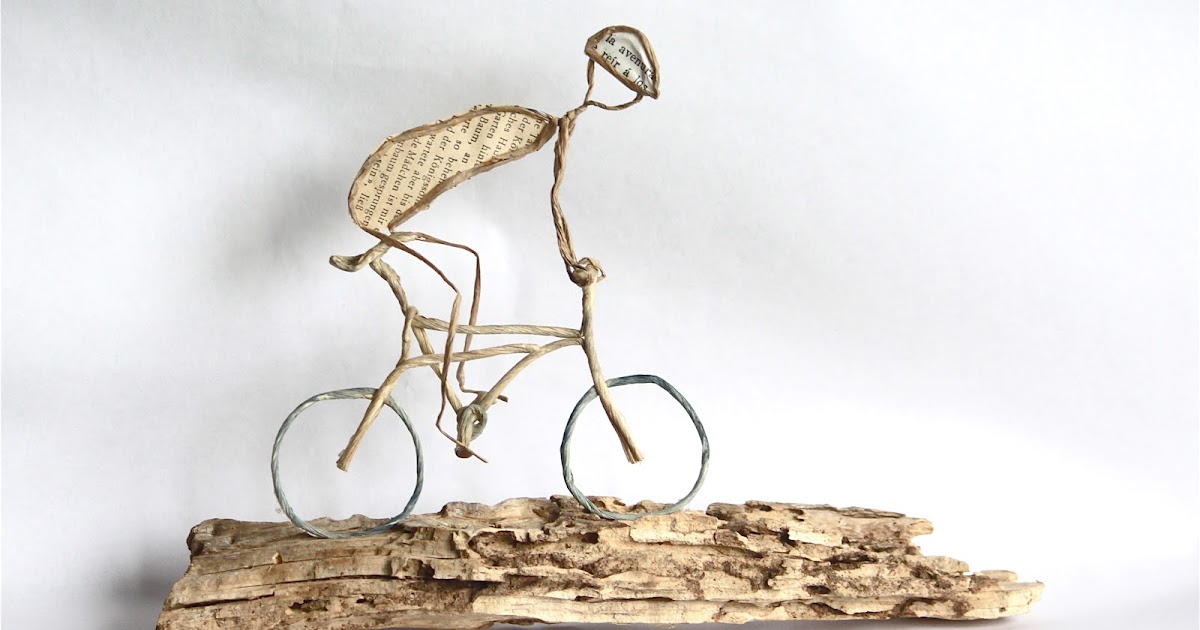 la bicyclette rivesaltes personnages en fil de fer
