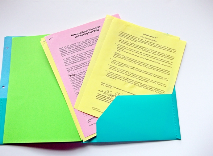Bright Sycamore: Creating a Birth Folder