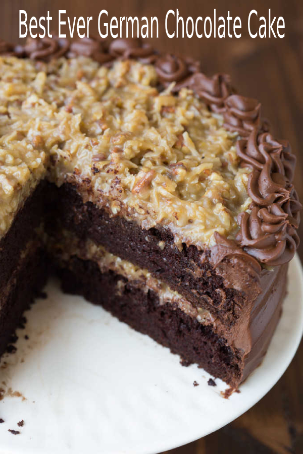 Best Ever German Chocolate Cake happy cook