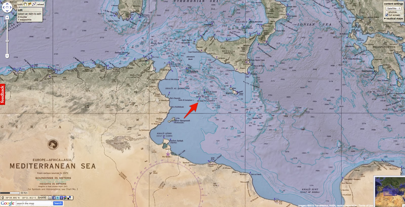 GeoGarage blog Lampedusa, the Italian Island thousands