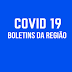 Covid 19: Boletins epidemiológicos de alguns municípios da região, nesta segunda-feira (16).