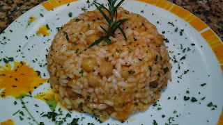 risotto al sugo di ceci