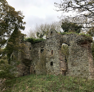 A picture of the ruins of Auldhame Castle, the sea facing wall of which is all that remains relatively intact.  Photo by Kevin Nosferatu for the Skulferatu Project.