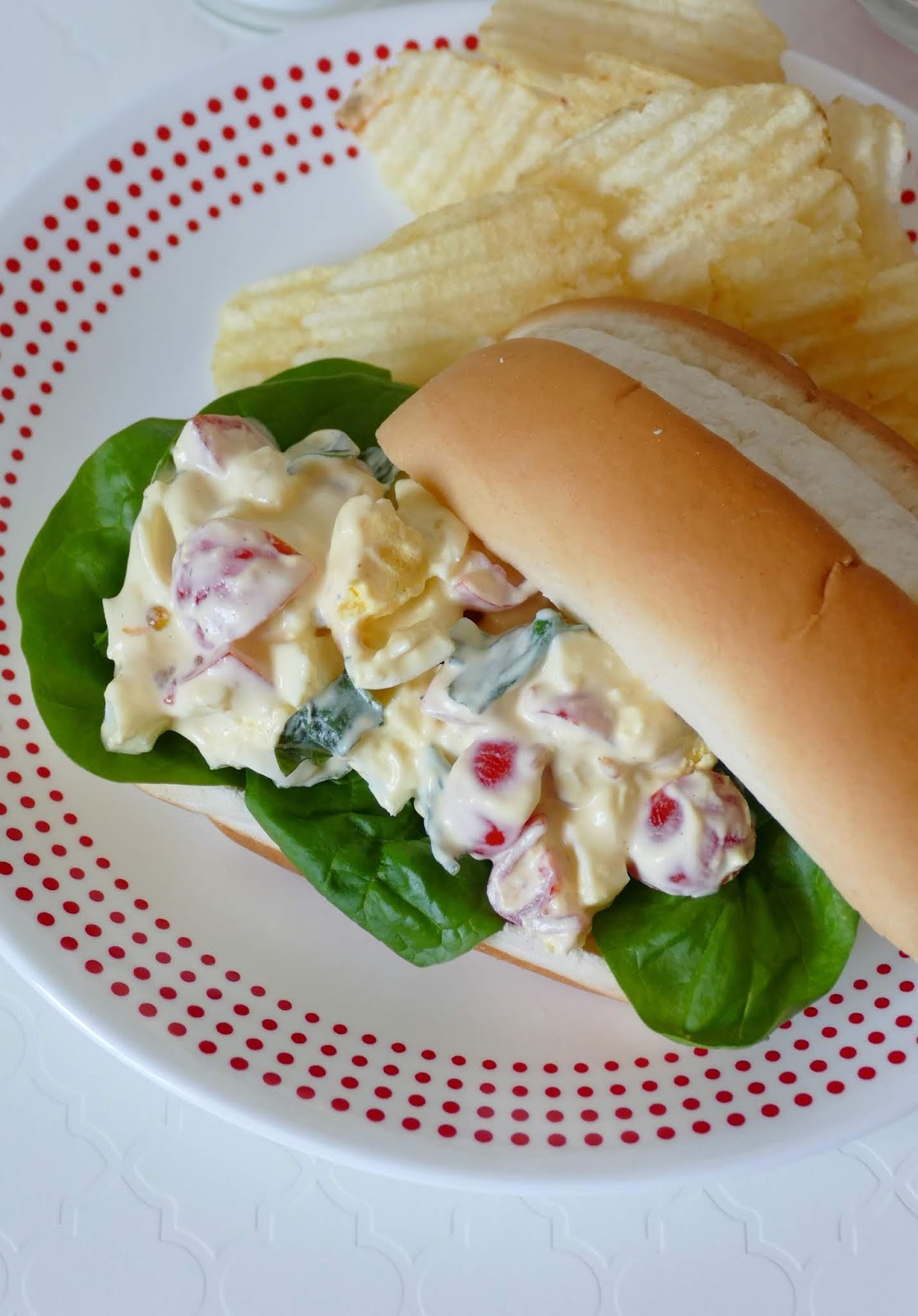 Tomato Basil Egg Salad Sandwich Recipe