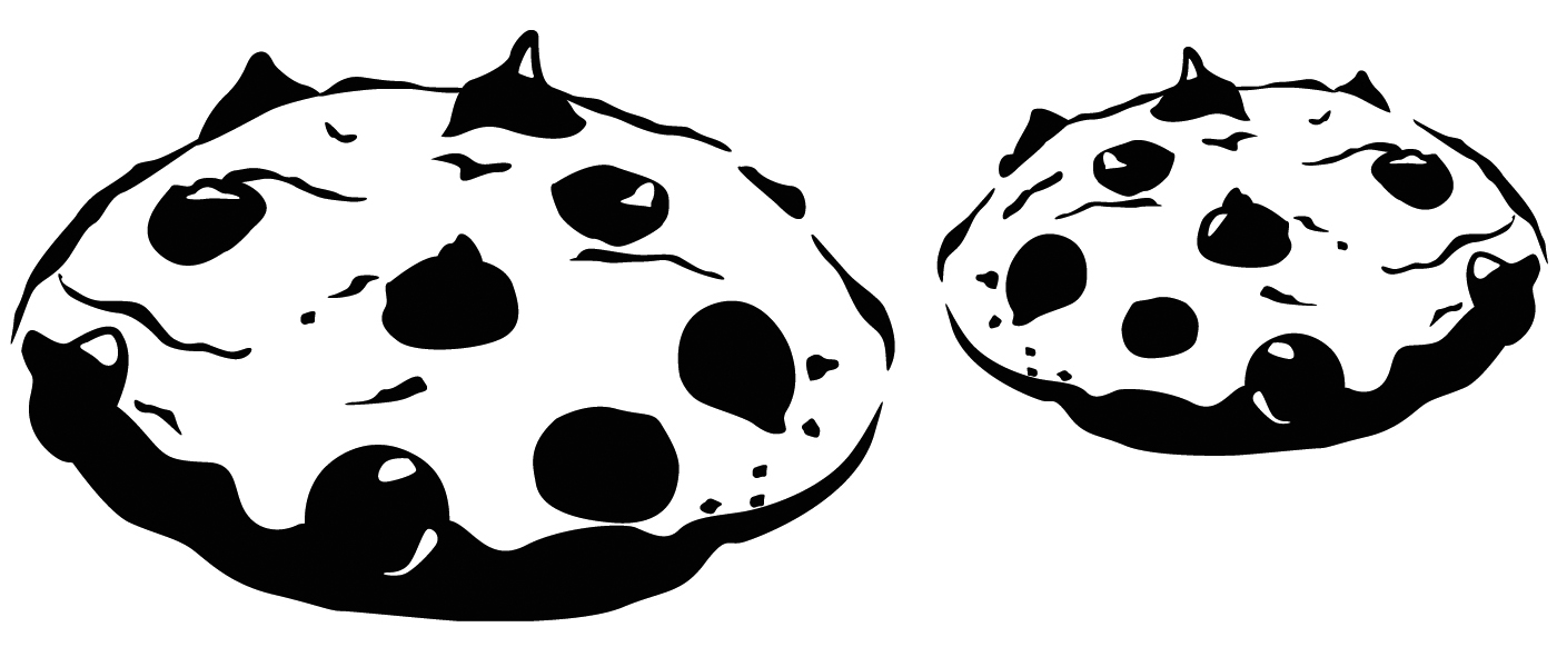 free cookie clipart black and white - photo #14