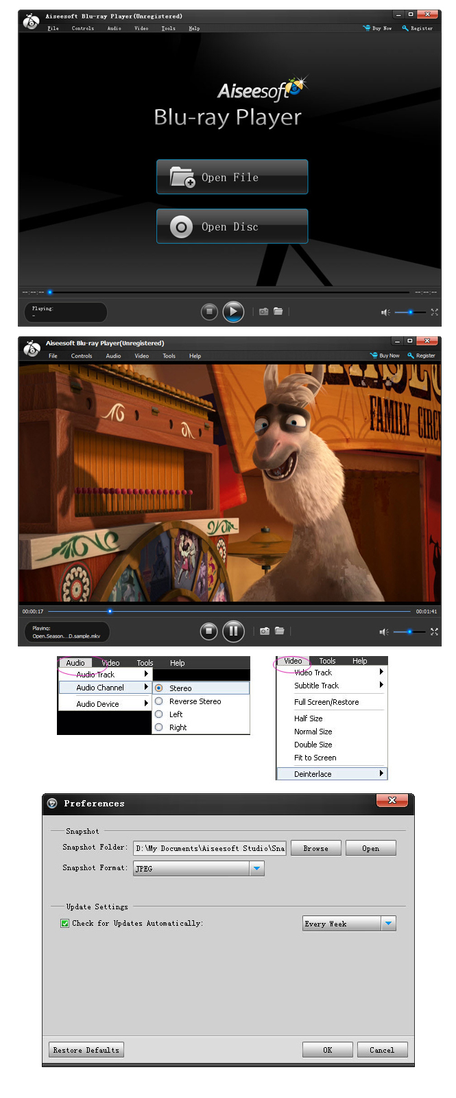 Aiseesoft Blu-ray Player 6.7.60 for windows instal free