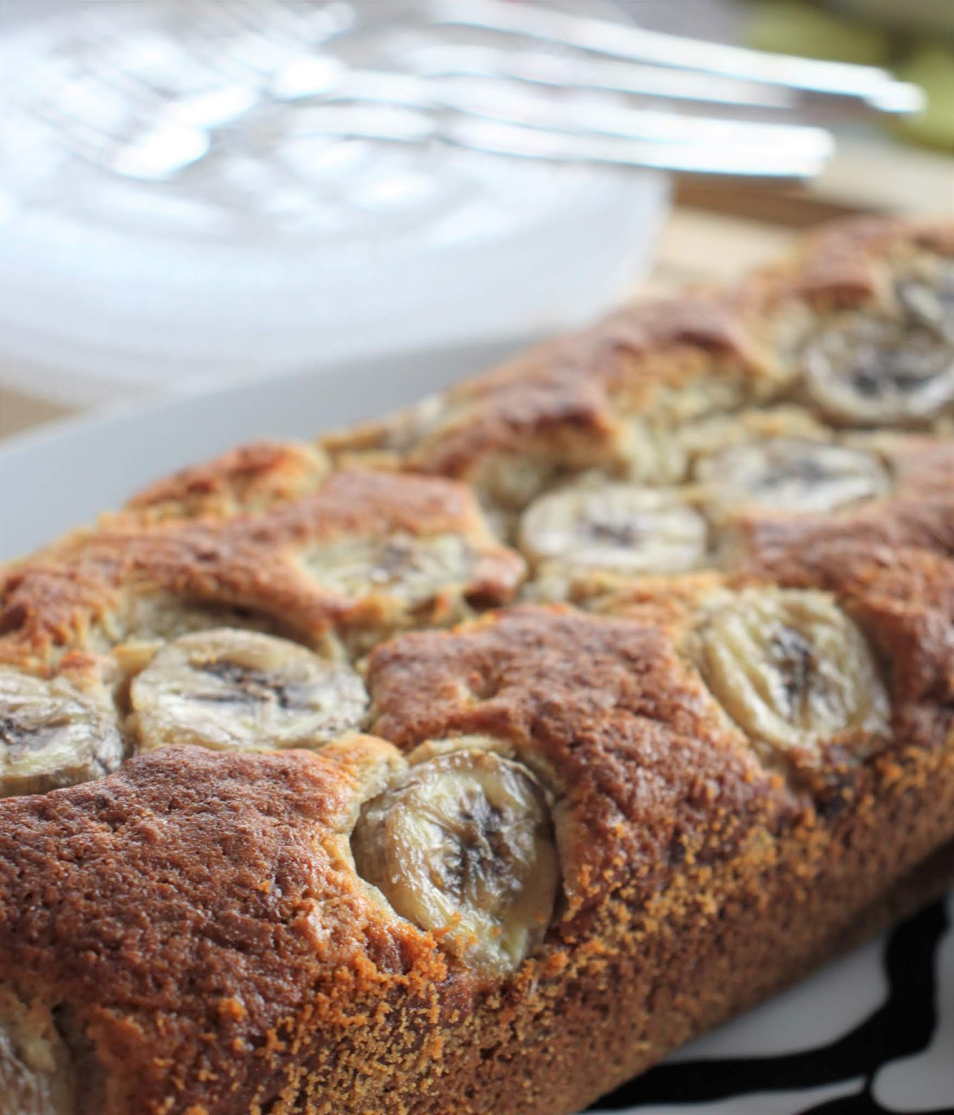 Koti Saksassa, sydän Suomessa Helppo banaanikakku