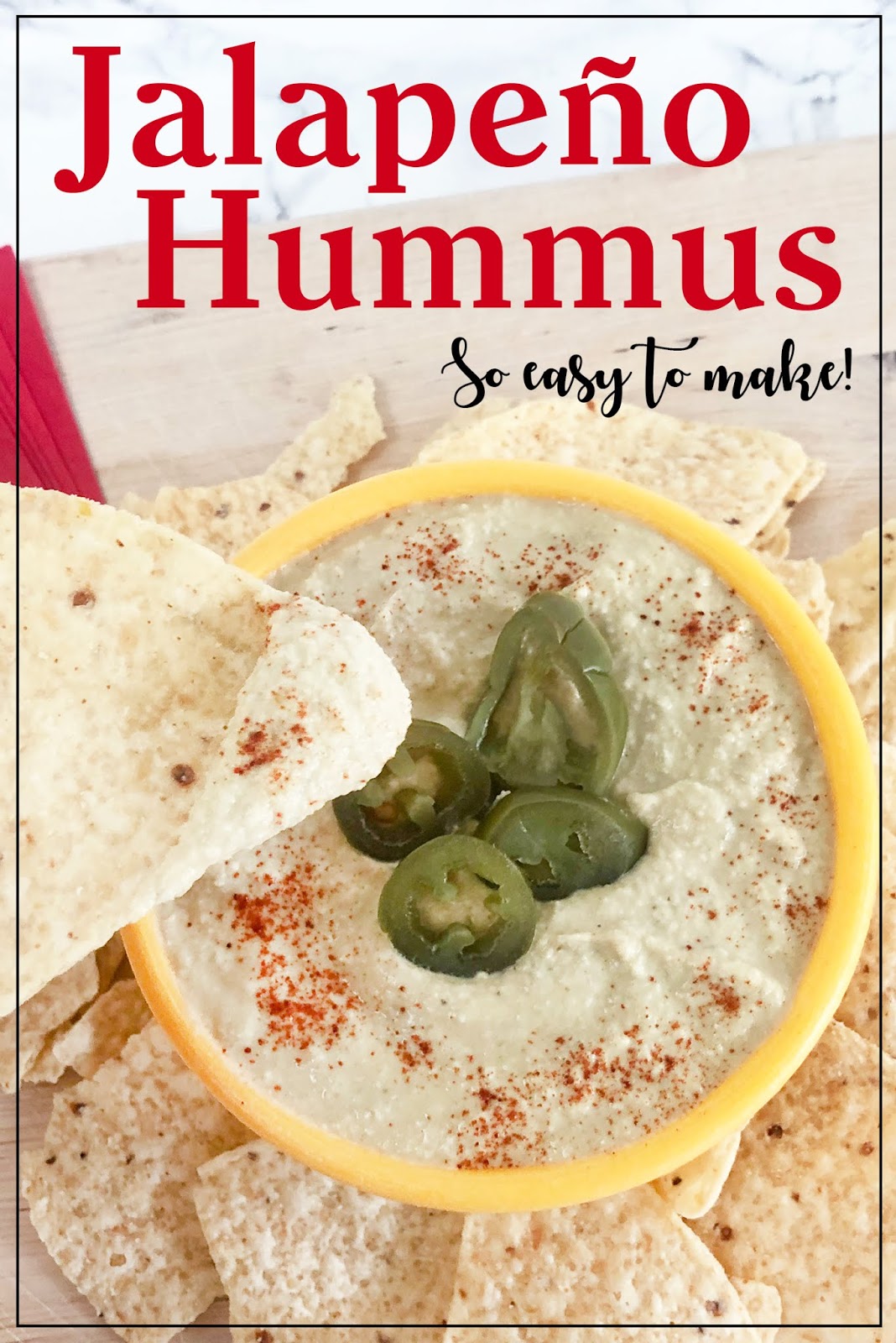 Southern Mom Loves Spicy Jalapeño Hummus Recipe