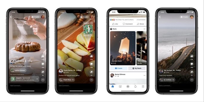 Facebook Reels tranh đua TikTok