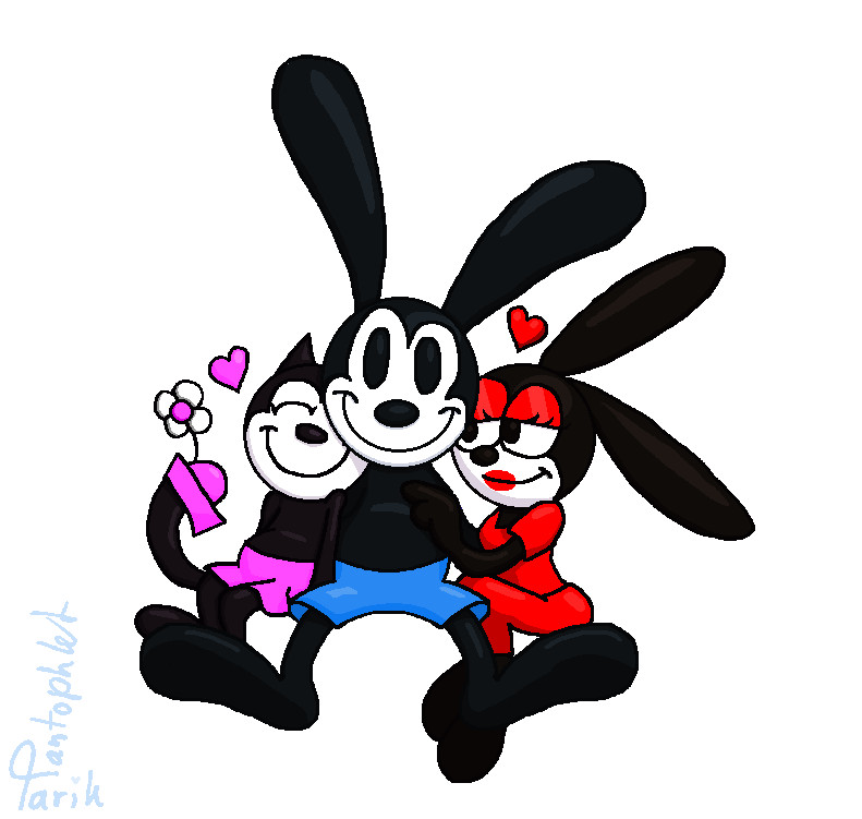 Oswald The Lucky Rabbit.
