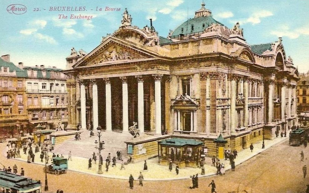 PLACE ET PALAIS DE LA BOURSE AU FIL DU TEMPS