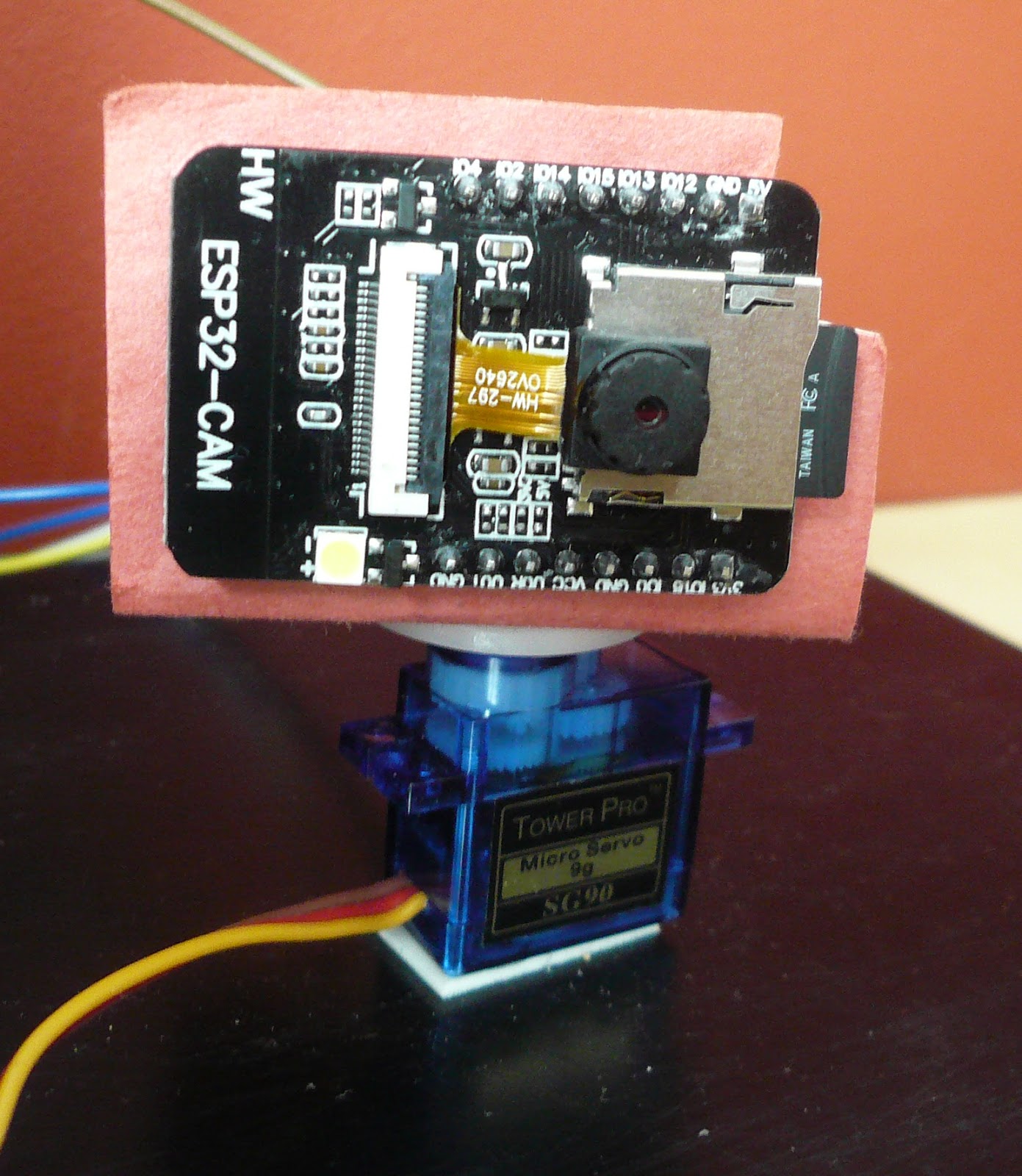 Électronique en amateur Mouvement panoramique avec ESP32CAM et