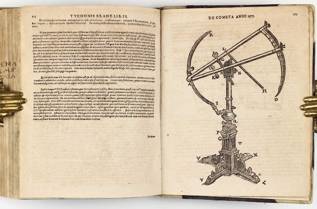 Одним из основных инструментов астронома был секстант — устройство для определения угловых расстояний между светилами. Благодаря качеству своих инструментов Тихо Браге смог провести чрезвычайно точные для своего времени астрономические измерения.