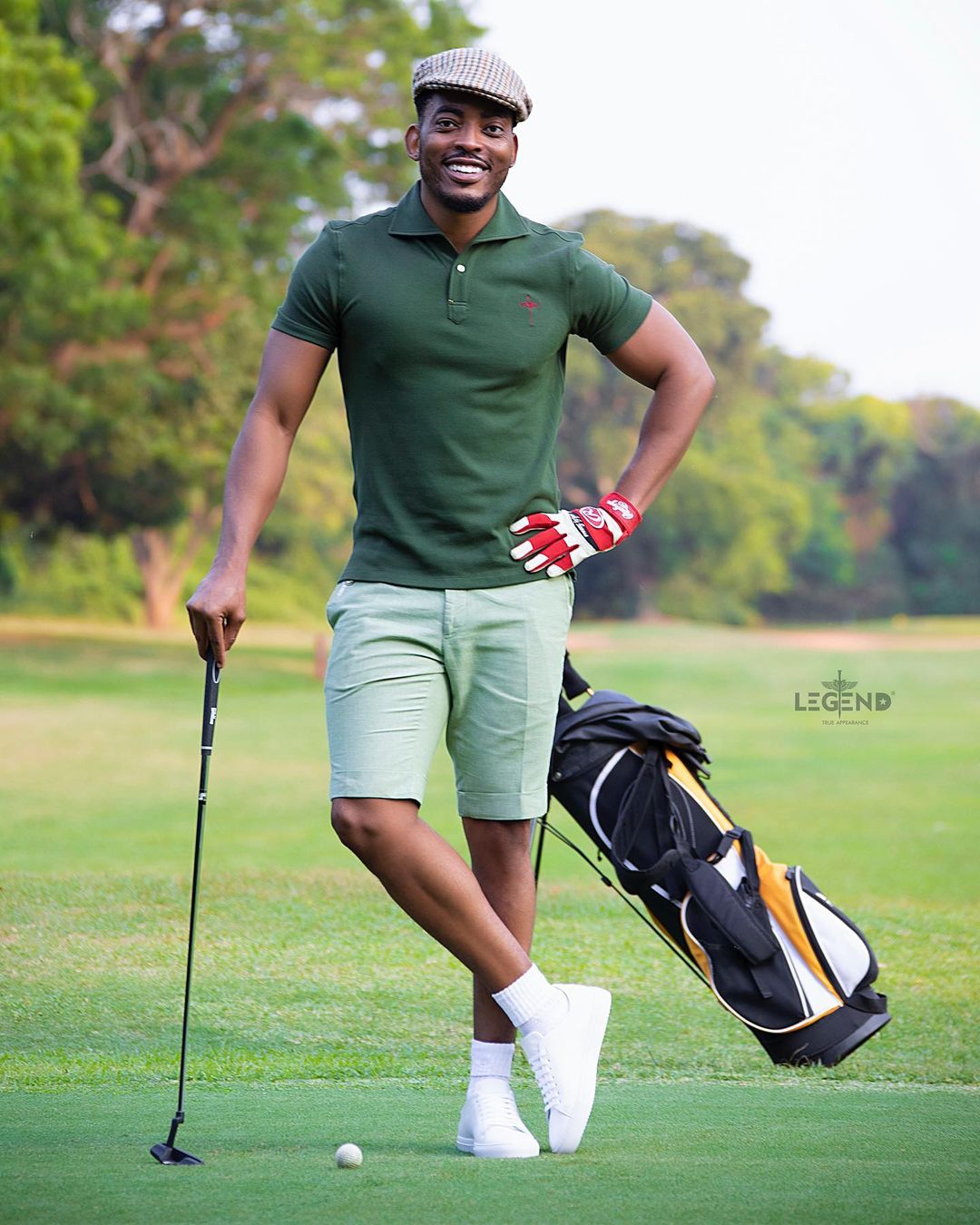 Legs James Gardiner has long legs which even his celebrity friends