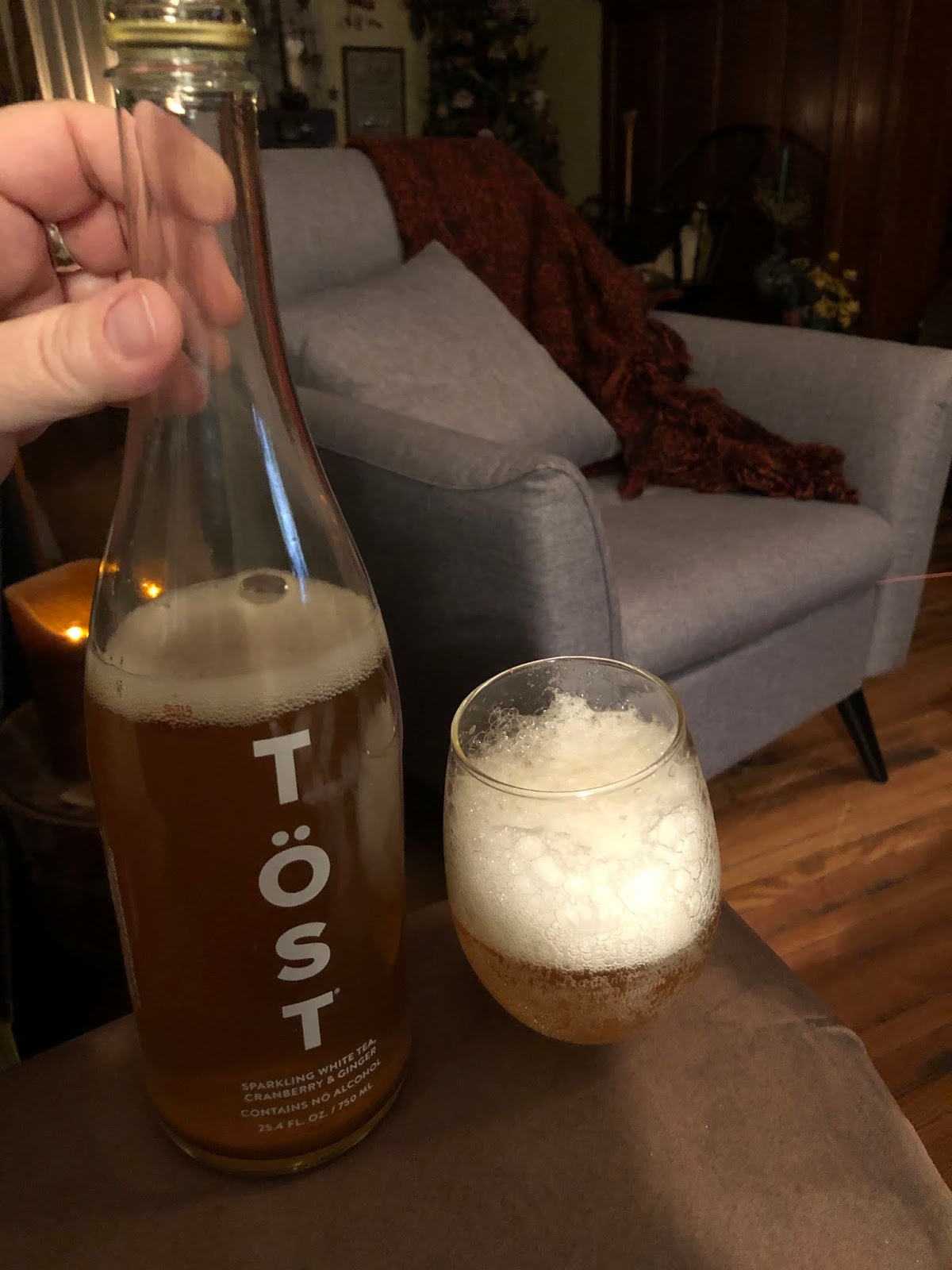 Kerrie's Cup of Tea TOST, Sparkling White tea, Cranberry & Ginger