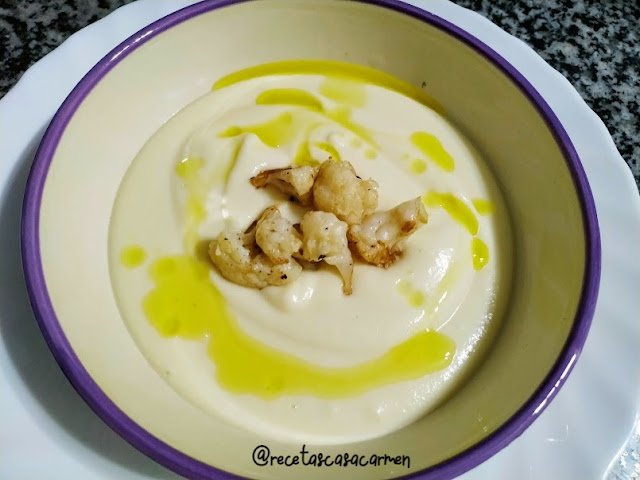 Crema de coliflor II