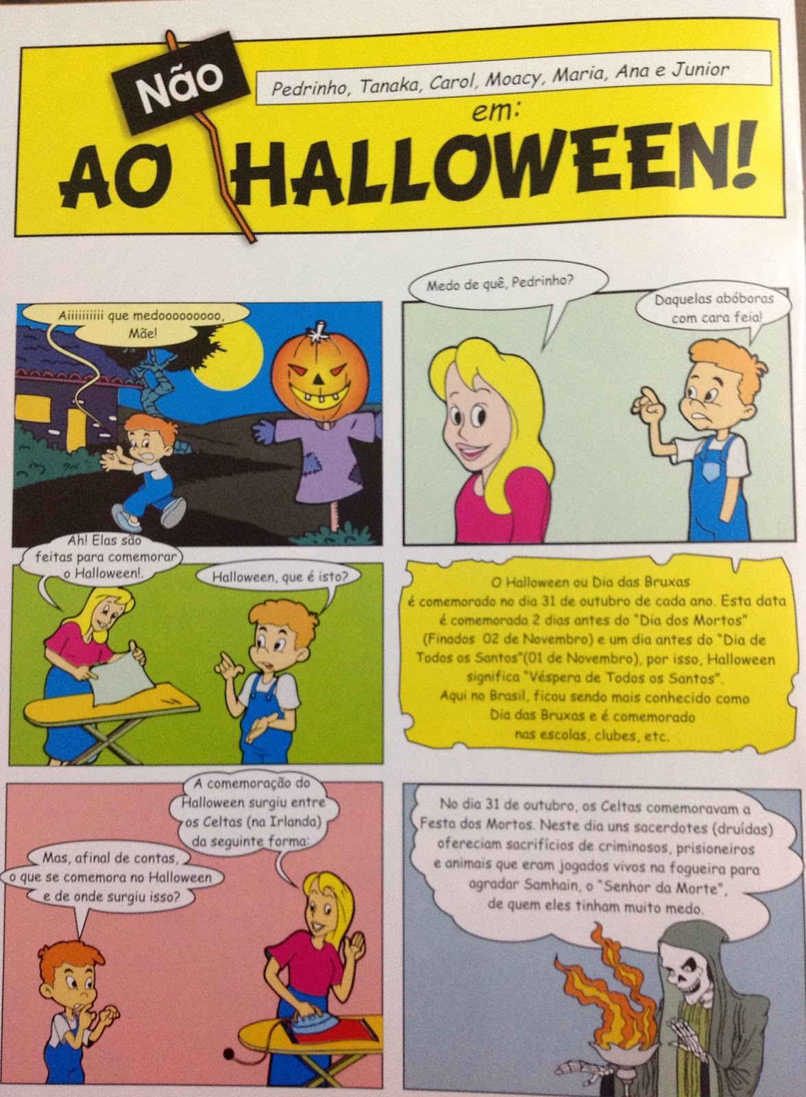 diga não ao halloween