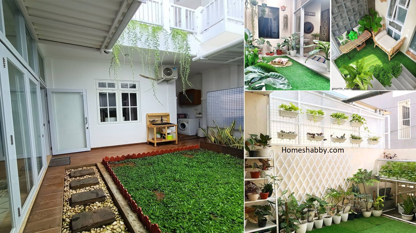 6 Desain Taman Kering di Teras Belakang Rumah ~ Homeshabby.com : Design