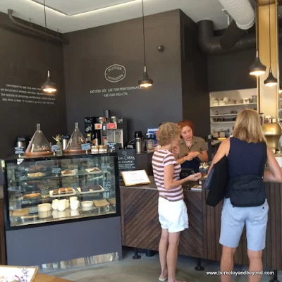 counter at Mission Heirloom Cafe in Berkeley, California