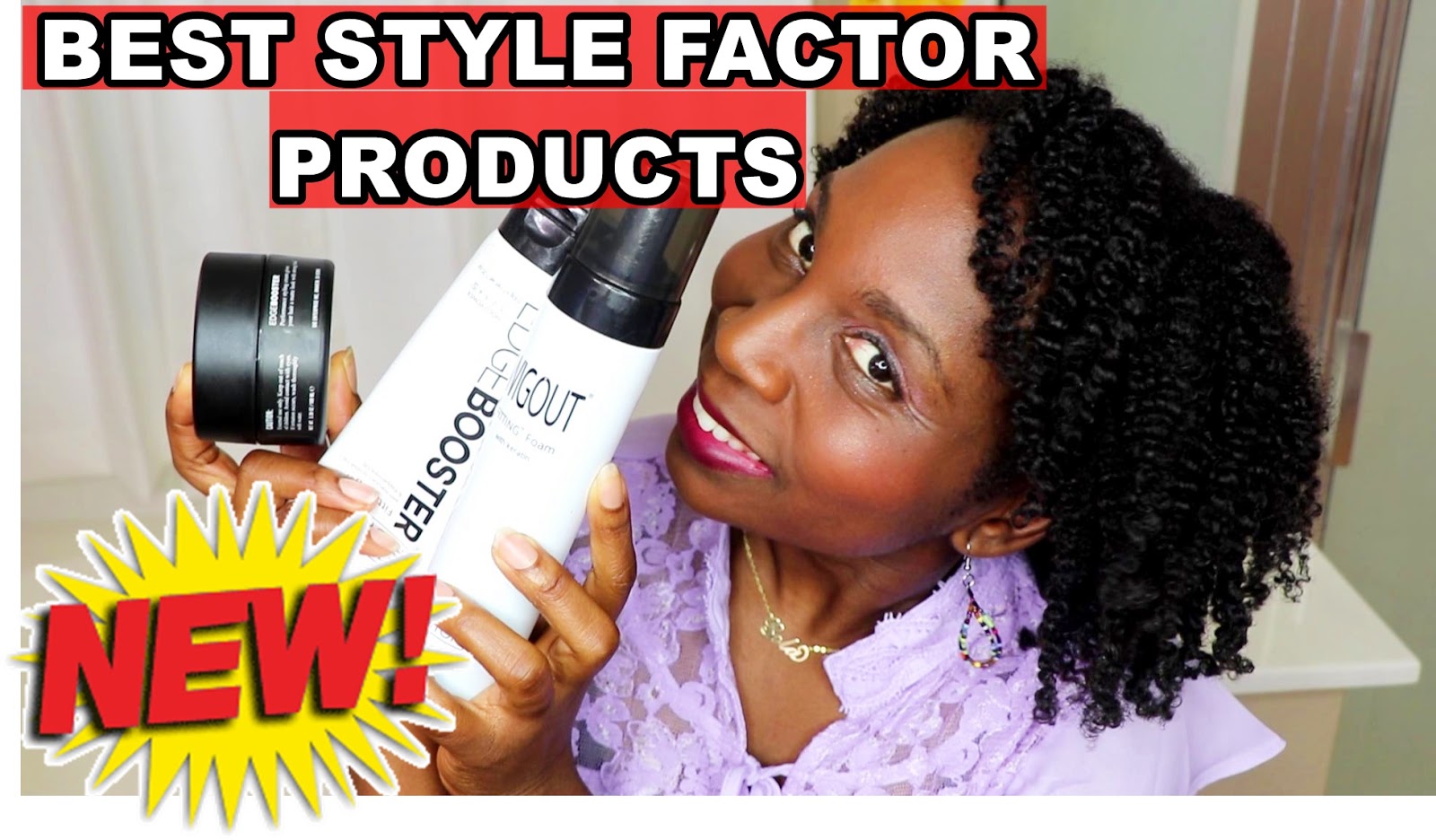 NEW Style Factor Edge Booster Fitting Gel and Styling Cream