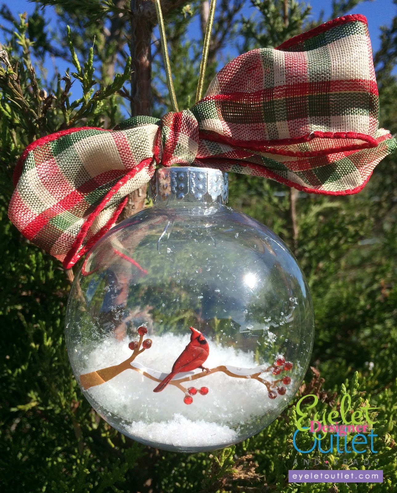 Eyelet Outlet Floating Ornament