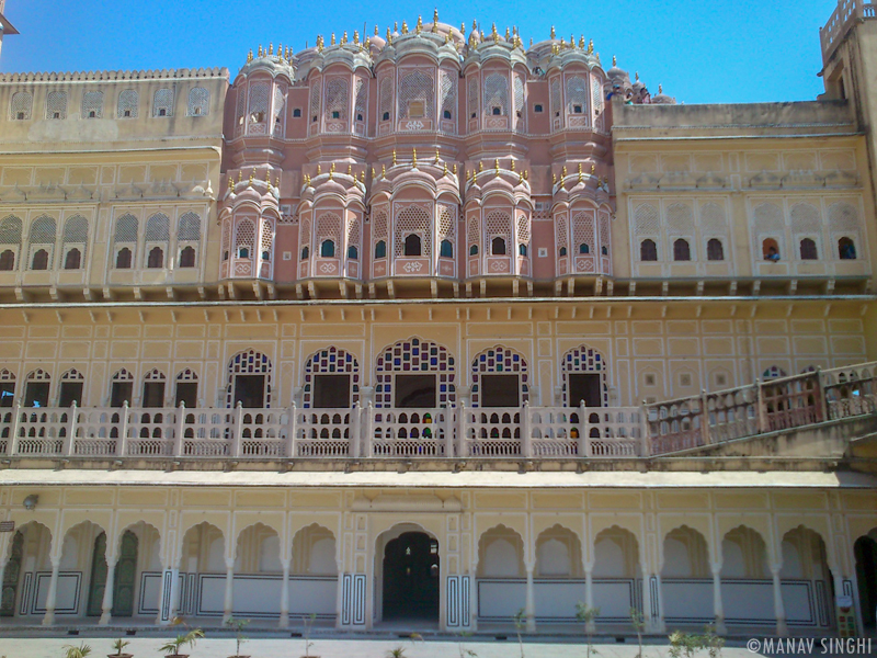 As we Entered in the Main Courtyard.