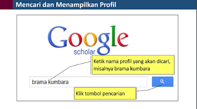 Cara mencari dan menampilkan Proril Google Scholar