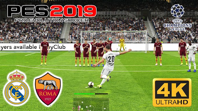 PES 2019 | Real Madrid vs Roma | UEFA Champion League | PC GamePlaySSS