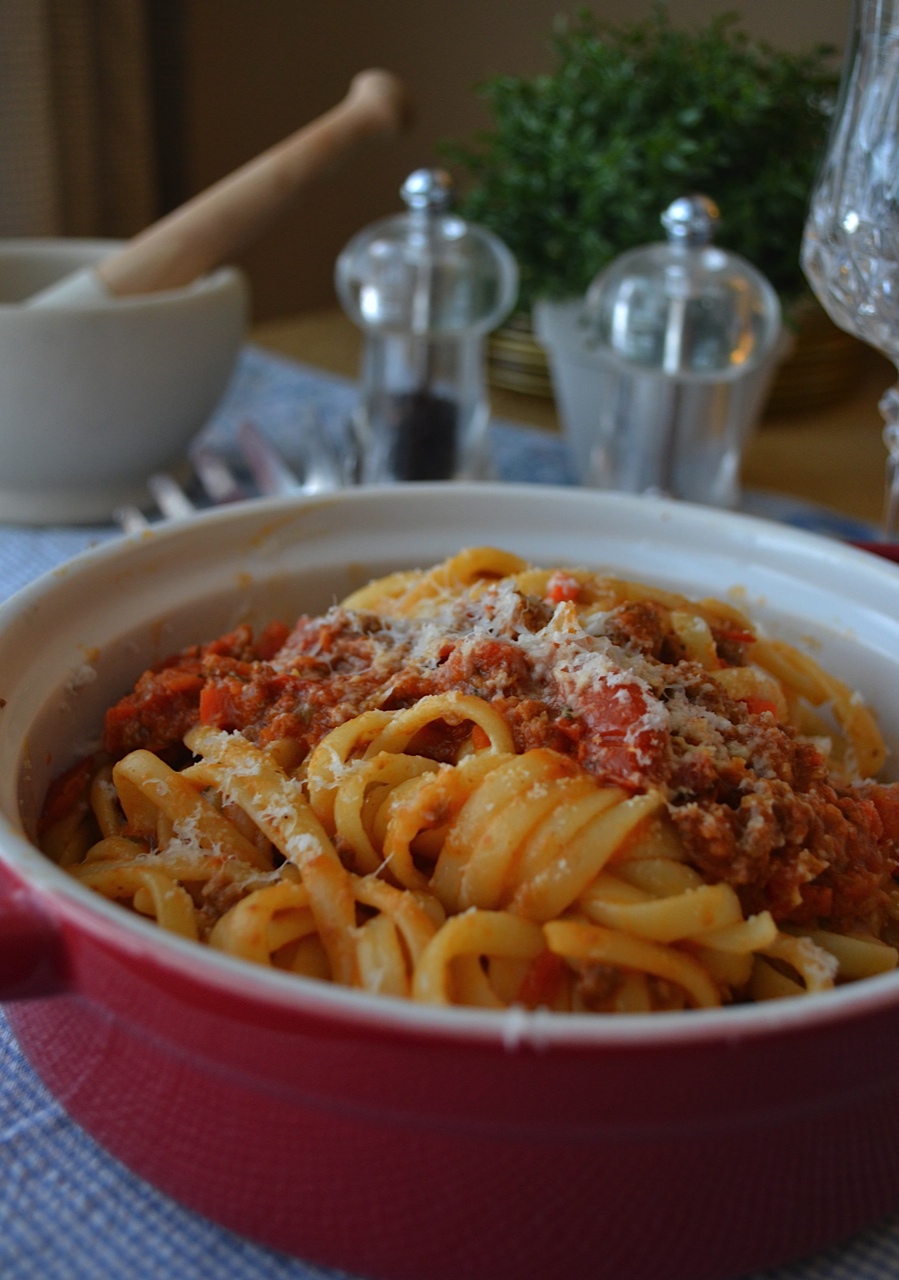 more than burnt toast: Bolognese di Casa Mia and a Pasta Factory Tour ...