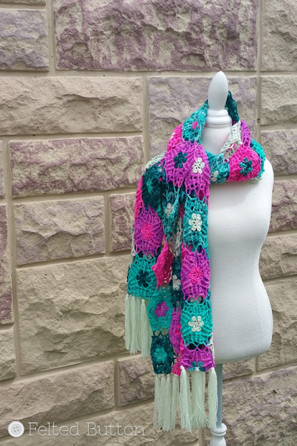 Haarlem Wrap crochet pattern by Susan Carlson of Felted Button