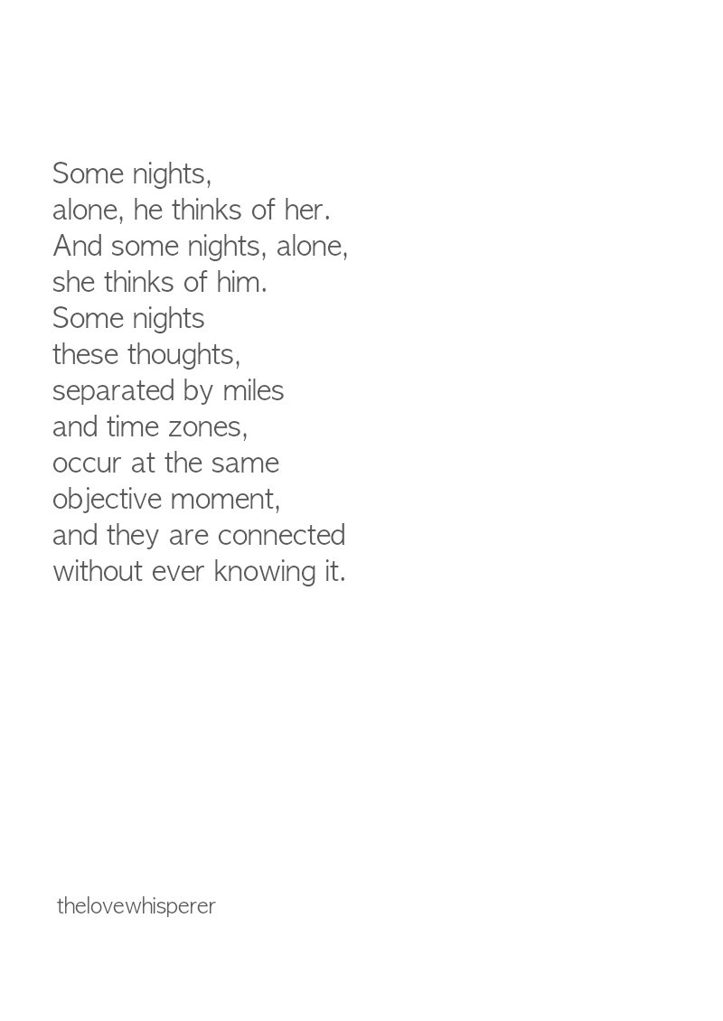 thinking of you short poems