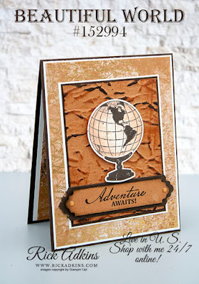 Beautiful World Card By Rick Adkins Beautiful World Bundle, World of Good Specialty Designer Series Paper, Manly Project, Rick Adkins, Stampin' Up!
