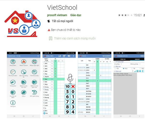Tải VietSchool - Nhập điểm, xem điểm online trên Nhapdiem.vn a