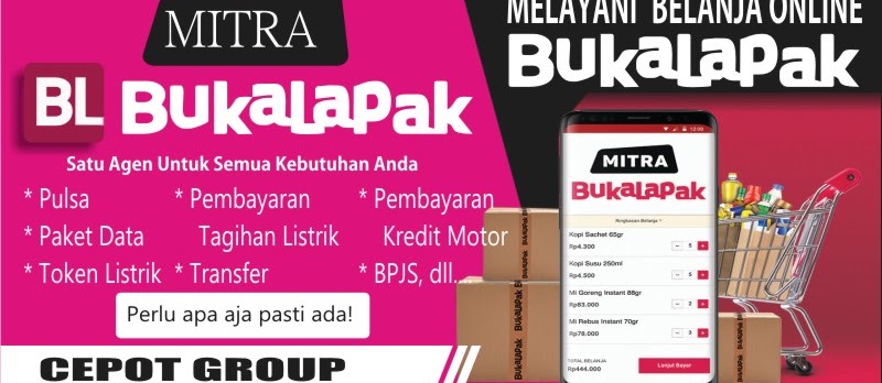 Desain Spanduk Mitra Bukalapak CDR CepatCepot