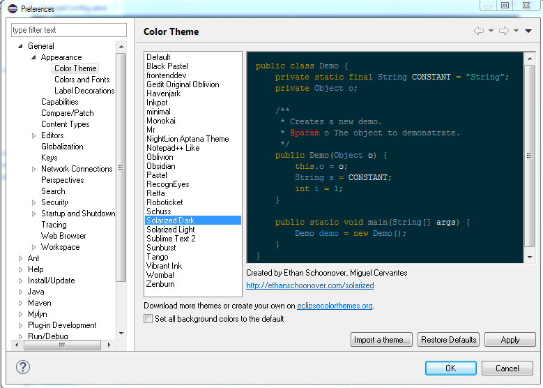 JAVA: Plugins Eclipse