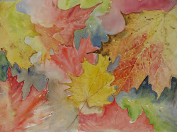 leaves watercolor maple blaga watercolors arches cm