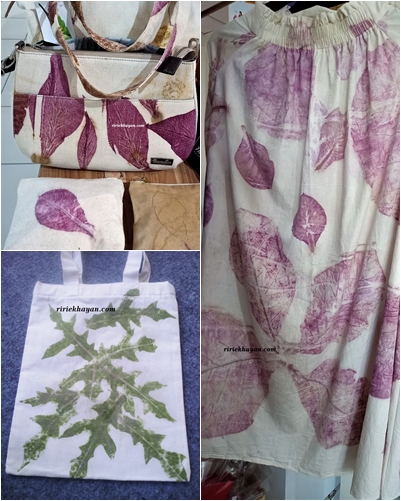 2 Cara Mudah Membuat Batik Ecoprint Yang Unik Dan Exclusive Kidung Kinanthi