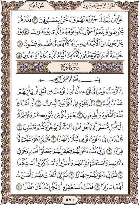 القرآن الكريم الجزء 29