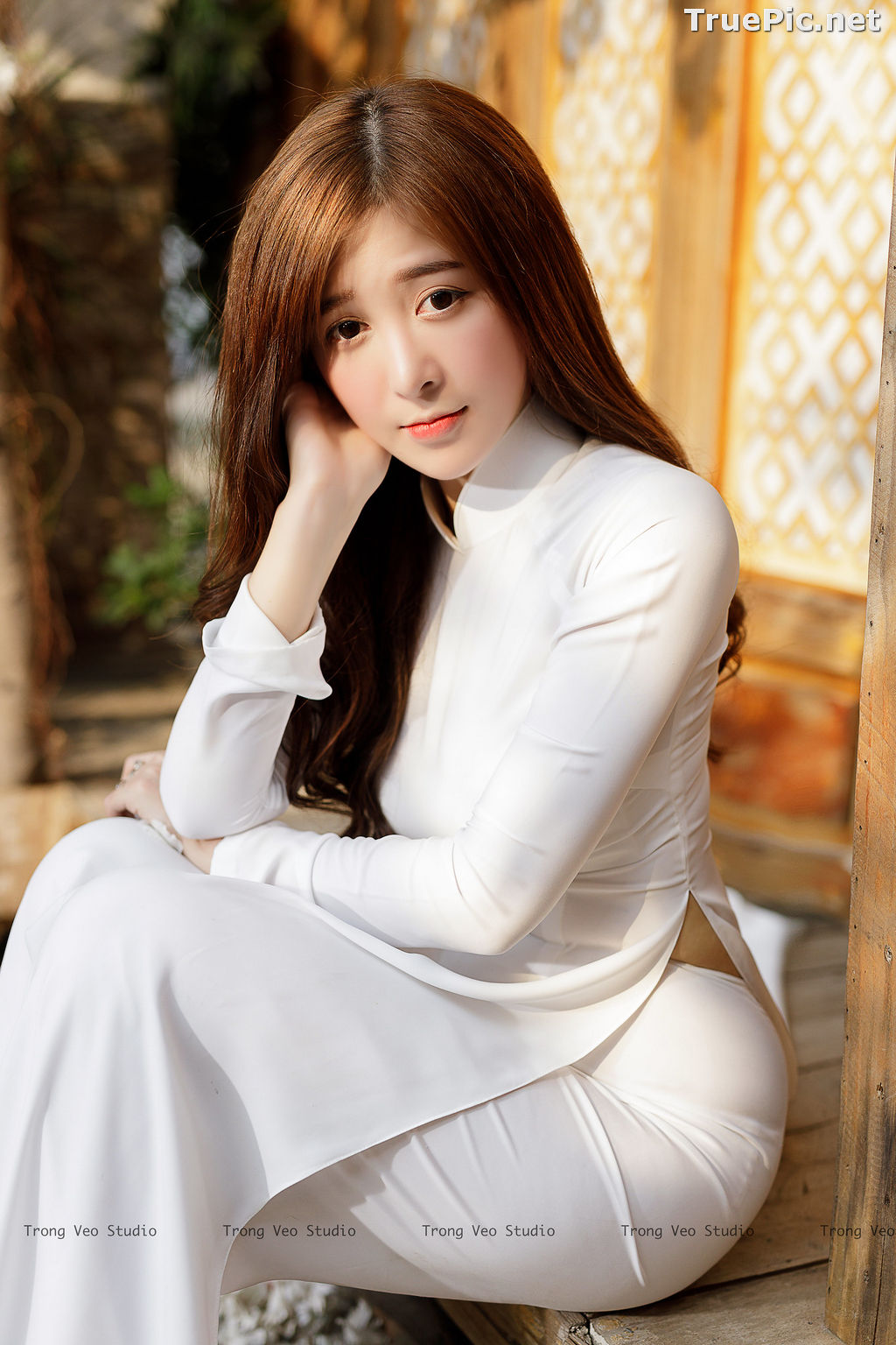 The Beauty of Vietnamese Girls with Traditional Dress (Ao Dai) #4
