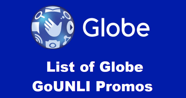 List of Globe GoUNLI Promos